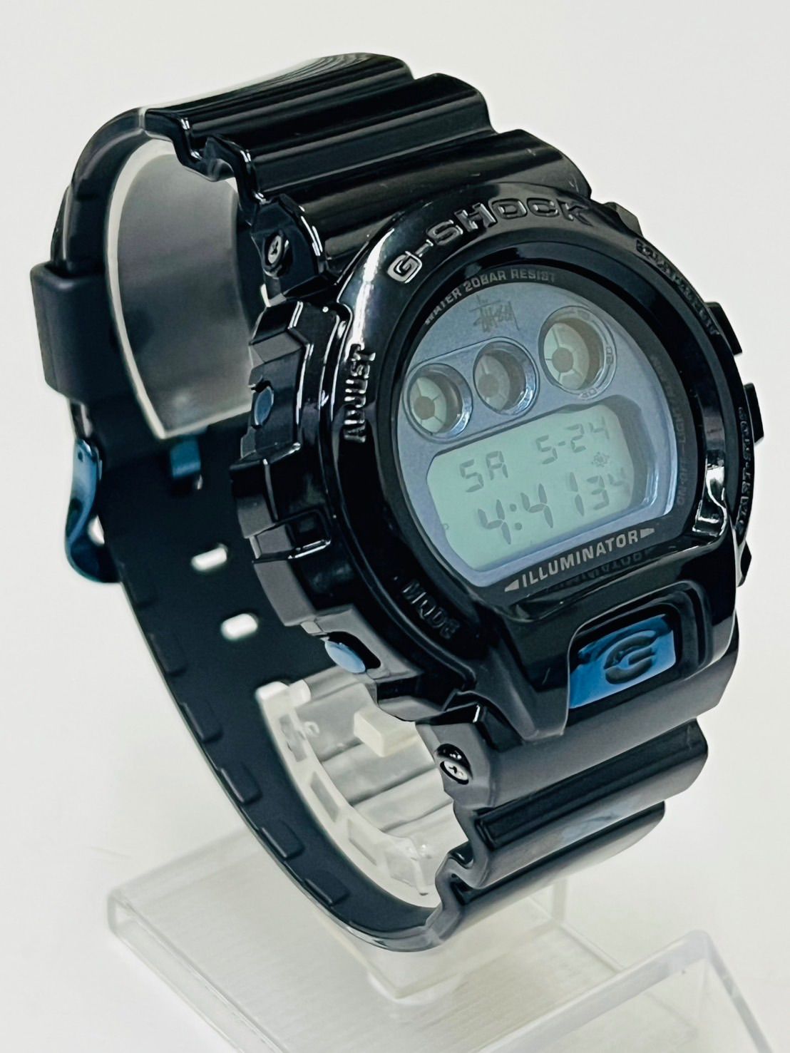 リ*ー様 Stussy G-Shock 限定版 ブラック DW-5000ST-1JR ステューシー Gショック25周年 第3弾