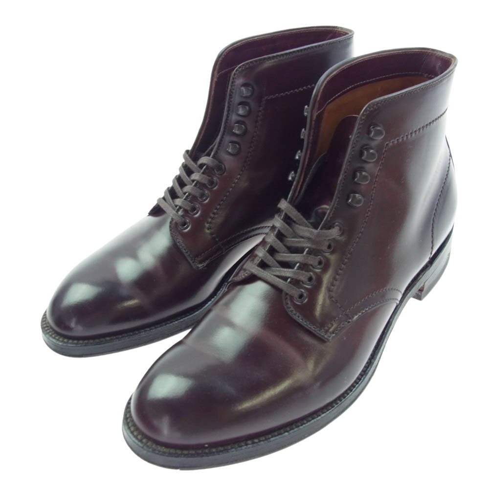 Alden ダークブラウン レースアップ ドレスシューズ　金額下げます7.9.7 Alden ダークブラウン レースアップ ドレスシューズ