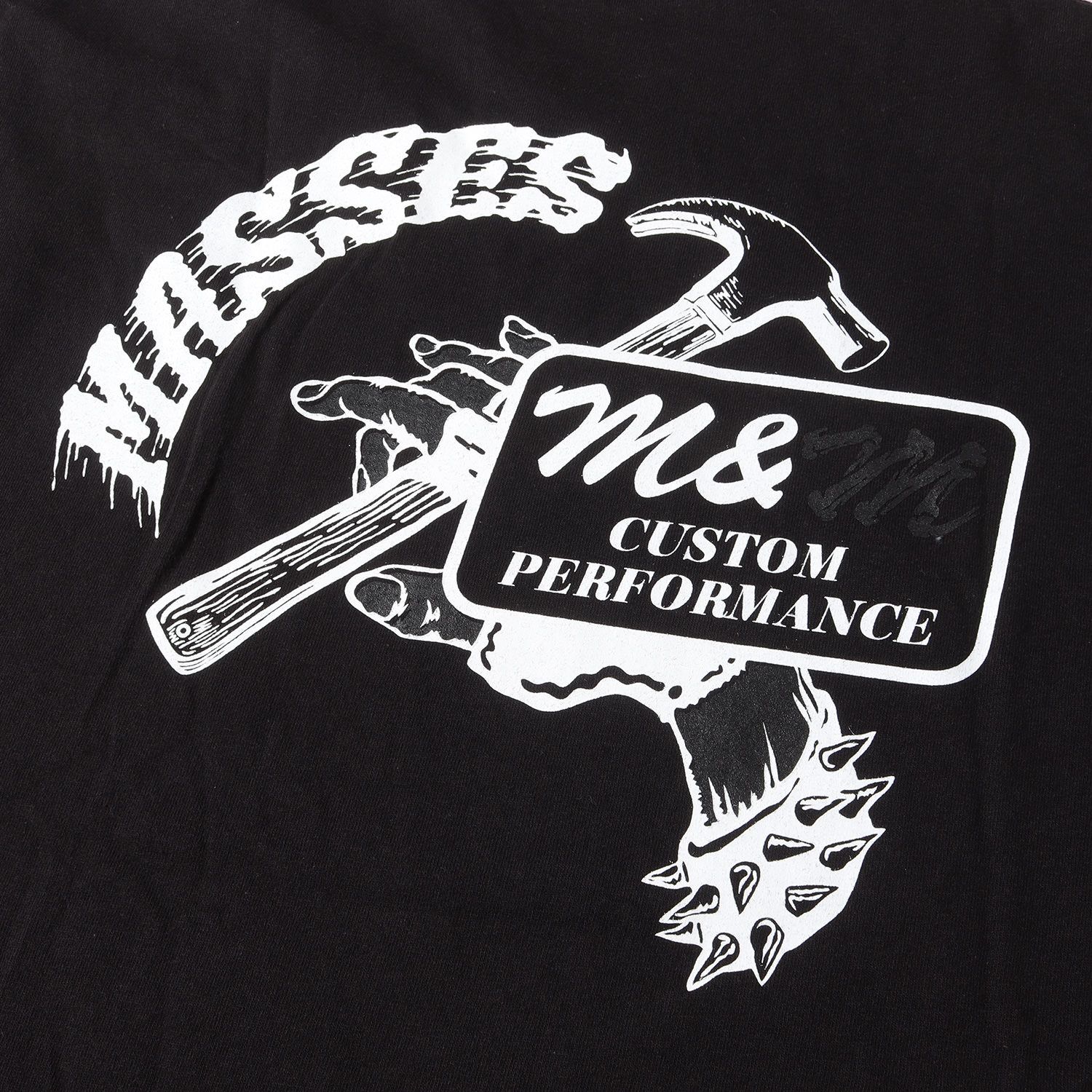 MASSES マシス Tシャツ サイズ:L 22SS M&M ハンマー グラフィック クルーネック 半袖Tシャツ T-SHIRT HAMMER  ブラック 黒 トップス カットソー【メンズ】 - メルカリ