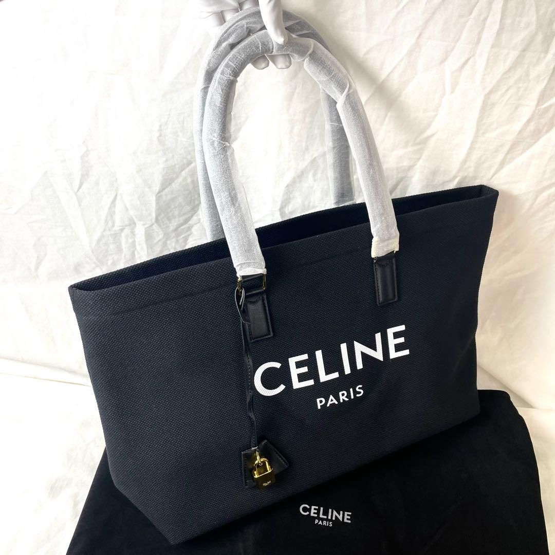 CELINE ホリゾンタル キャンバス トート バック7 - バッグ