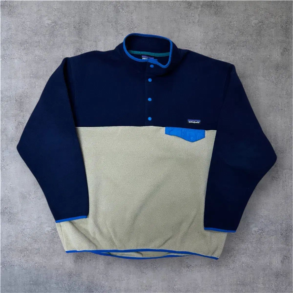 パタゴニア シンチラ ブロック アイボリーネイビー L