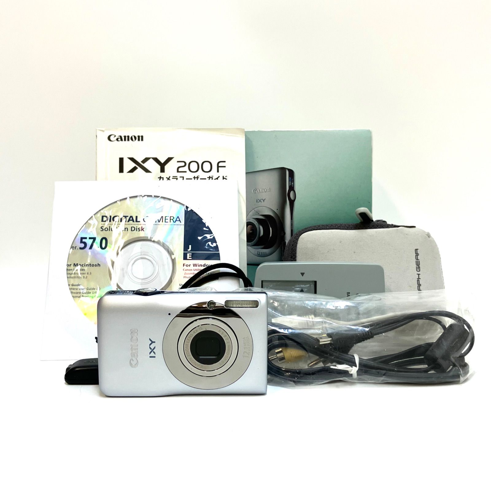Canon＊キャノン IXY200F デジタルカメラ 動作確認済 箱説明書付き