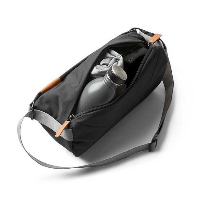 Bellroy 7L ブラック ボディバッグ entre square ウエストポーチ ウエストバッグ Bellroy-ボディ