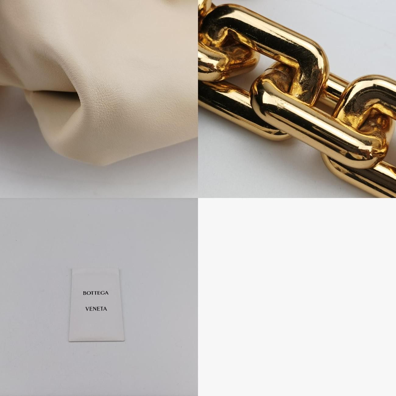 BOTTEGA VENETA■ラムスキン レザー チェーン ポーチA+ ボッテガヴェネタBottega Venetaザ チェーン ポーチベージュ