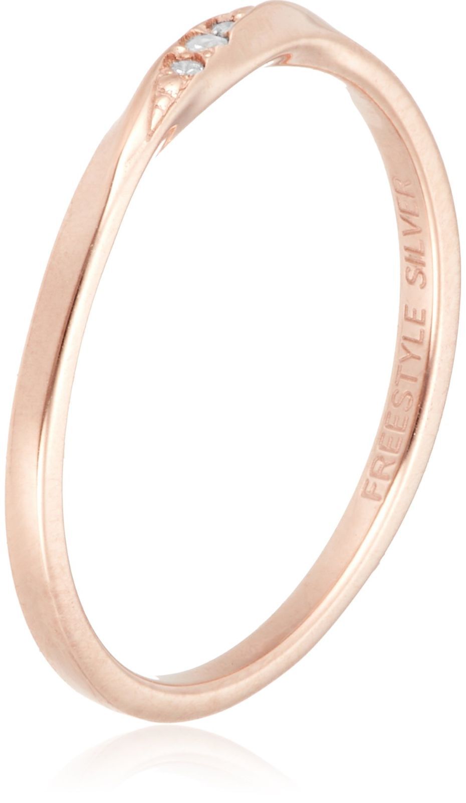 在庫処分 ピンクゴールドコーティング FSR921-PG シルバーリング ダイヤモンド-ピンクジルコニア STYLE 日本サイズ5号 フリースタイル USTAUSTRALIA_COM_AU