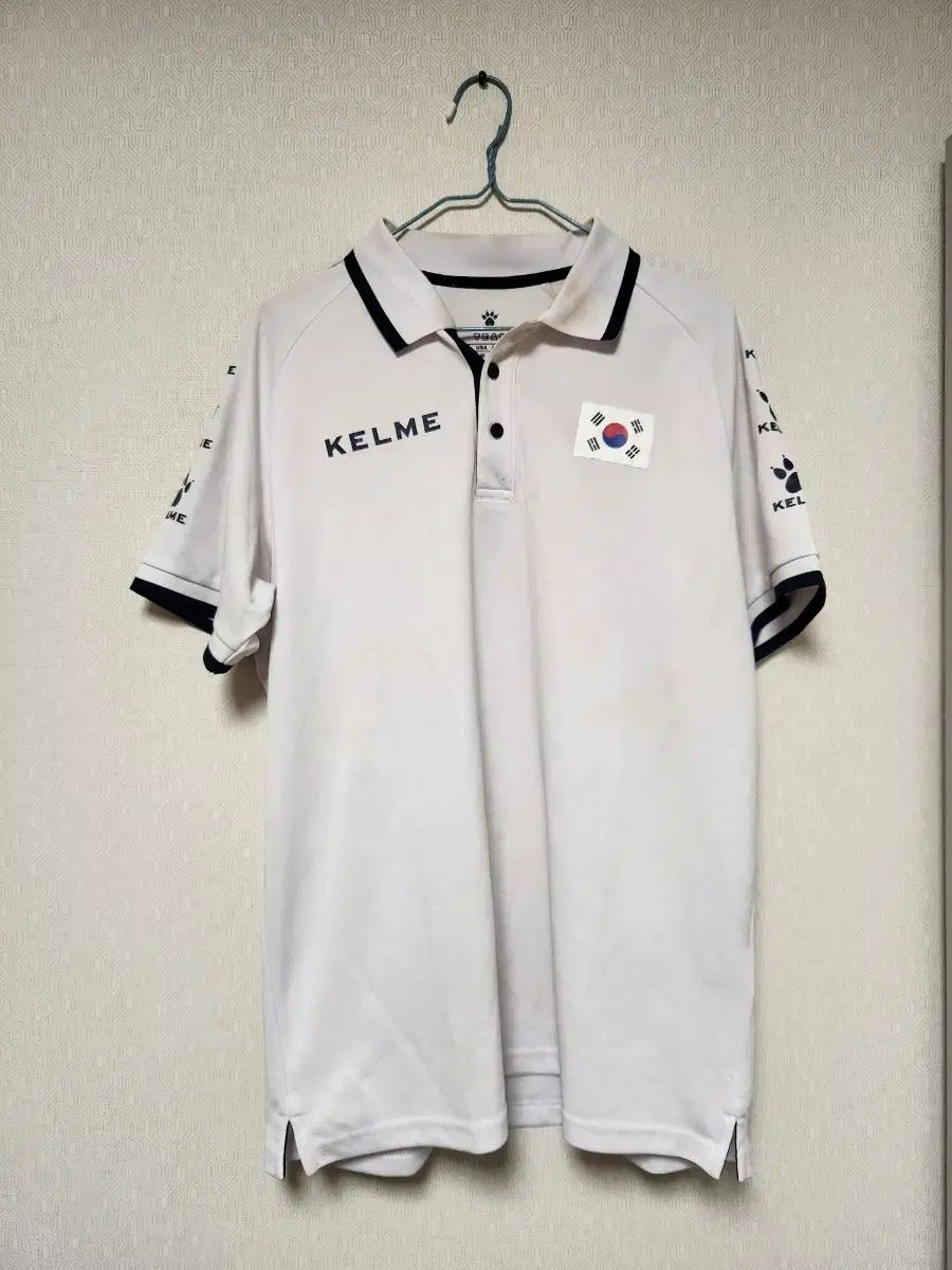 ホッケー 韓国国家代表 選手用支給用 トレーニング 半袖 襟付きTシャツ ポロシャツ XL サイズ