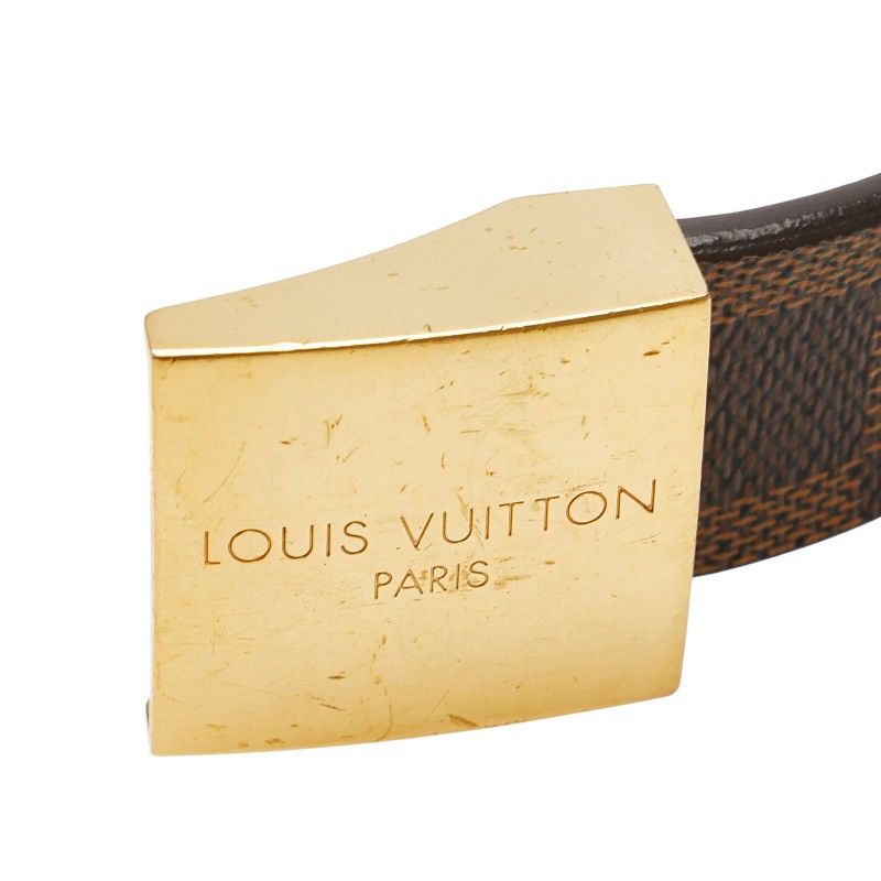 ルイ ヴィトン ダミエ サンチュール キャレ ベルト 80/32 M6802
