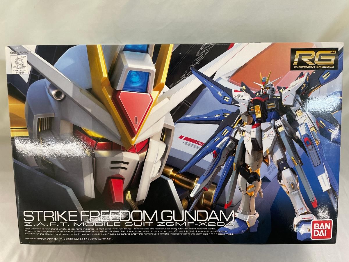 未開封】RG 1/144 ZGMF-X20A ストライクフリーダムガンダム 機動 未開封】RG 1/144 ZGMF-X20A ストライクフリーダムガンダム 機動