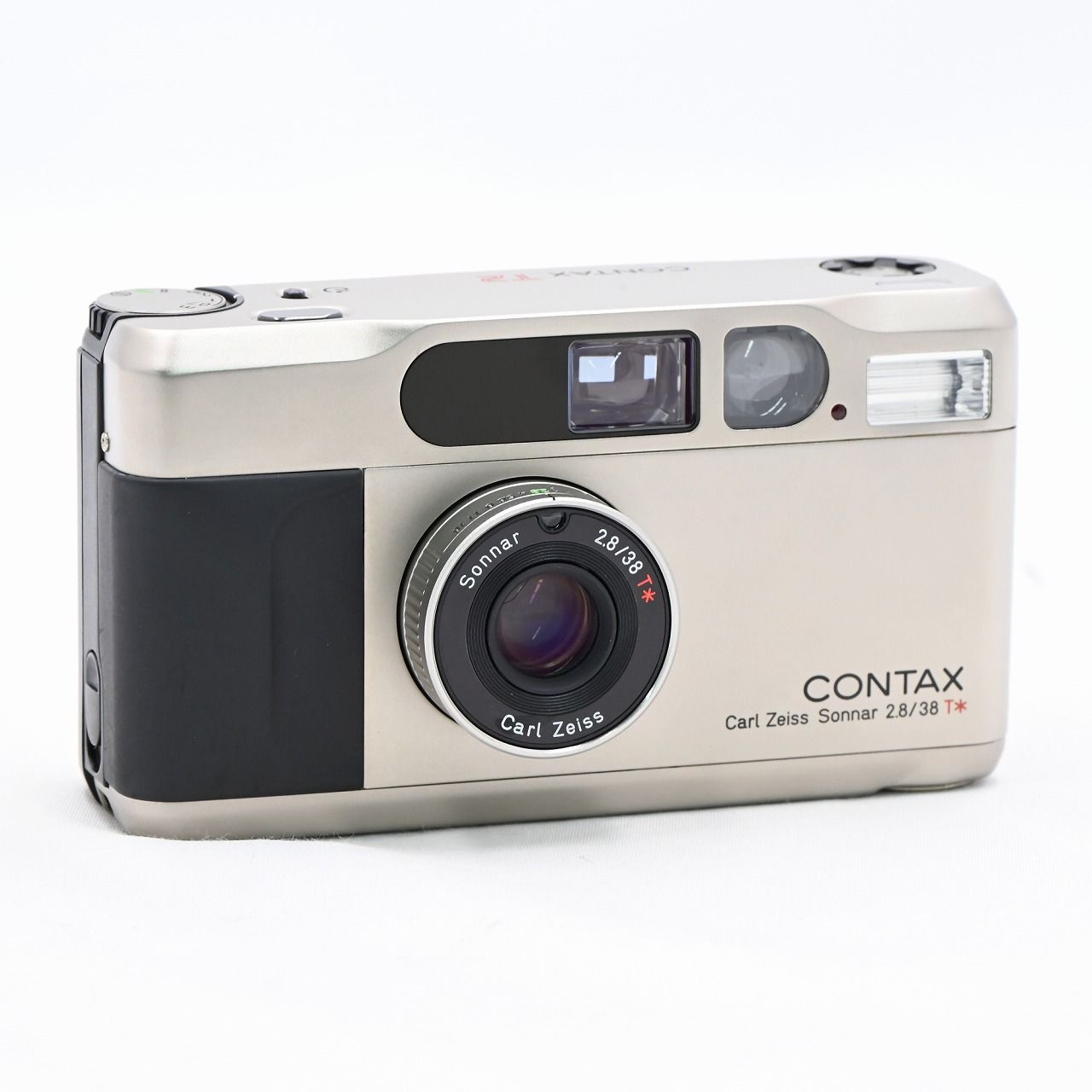 コンタックス CONTAX T2 D チタンシルバー データバック付き フィルムカメラ【中古】 - メルカリ