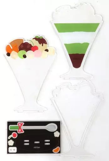 中古】雑貨 あんみつパフェアクリルフレーム 「キャラ福くじ