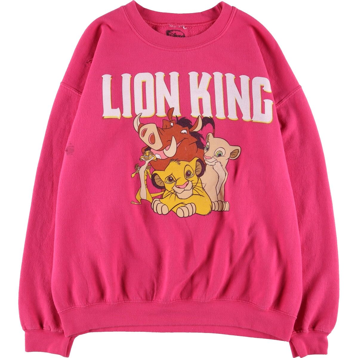 古着 ディズニー DISNEY THE LION KING ライオンキング ムービー スウェットシャツトレーナー レディースL相当/eaa491598  - メルカリ