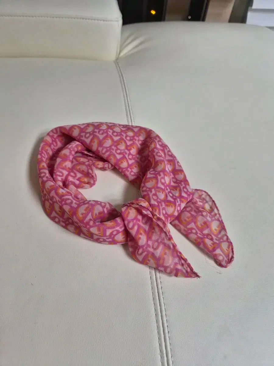 Dior(ディオール) オブリーク スカーフ ピンク