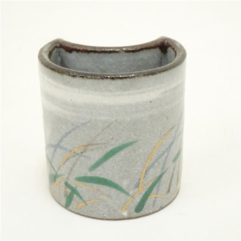 加藤喜一造 乾山武蔵野蓋置（共箱） 蓋置き 茶道 道具 茶道具 おしゃれ