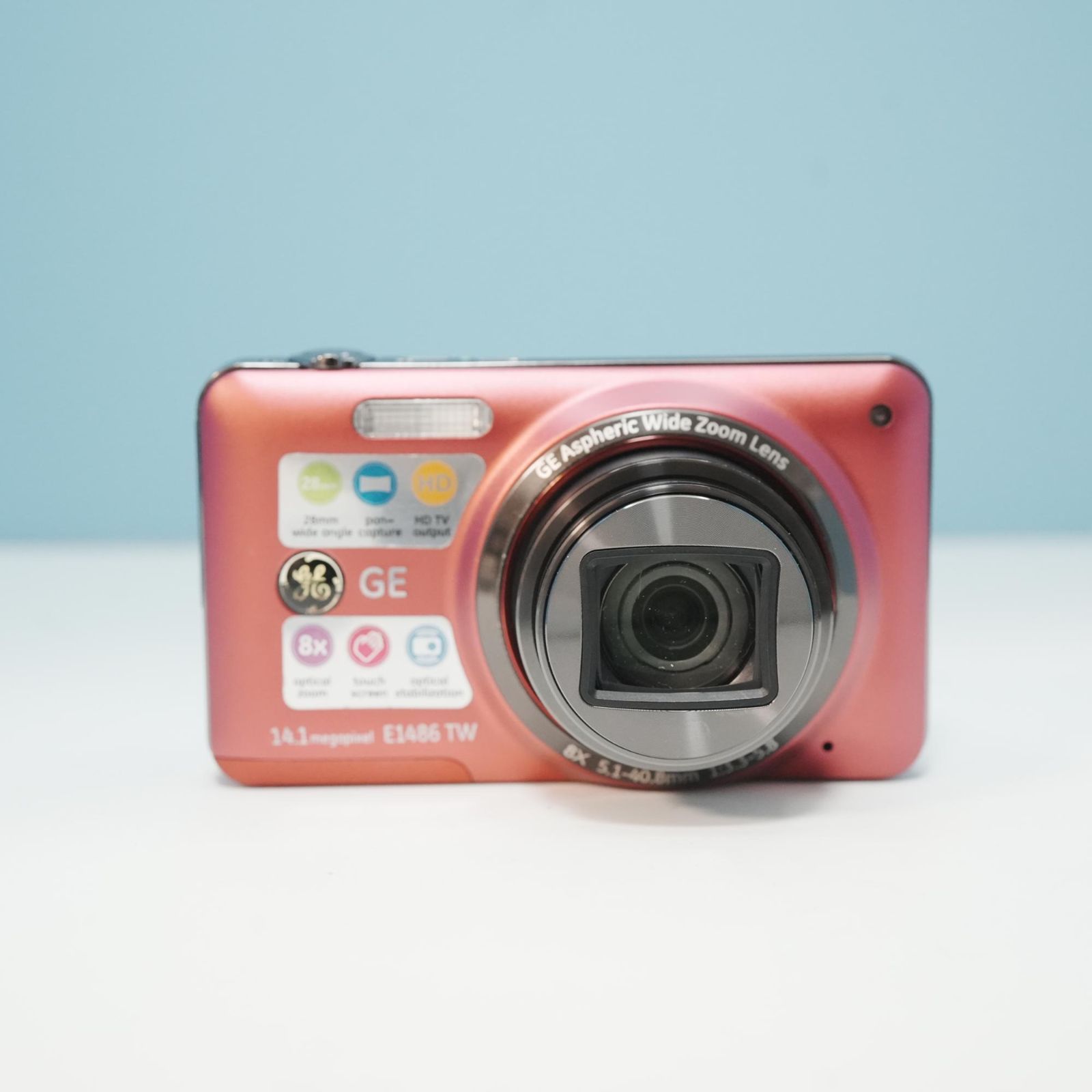 【全て揃って美品！】GE E1486 TW コンパクトデジカメ おまけ付き！ GE Digital Camera E1486TW デジカメ スマホ転送OK フルセット 極美品