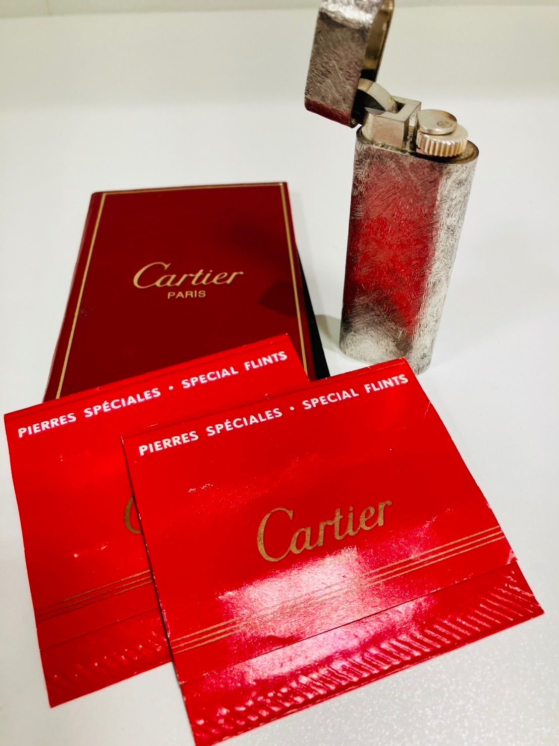 ♪ 美品 カルティエ Cartier ライター 着火OK ♪ 美品 カルティエ Cartier ライター 着火OK