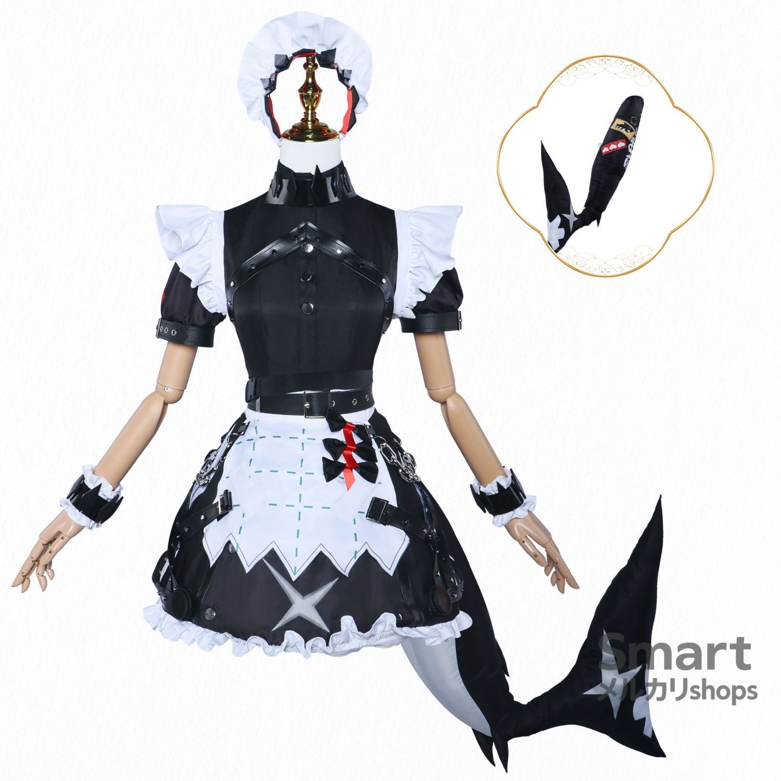 コスプレ 衣装 ゼンレスゾーンゼロ エレン ジョー ヴィクトリア 家政 女僕風 ゲーム アニメ キャラクター 仮装 コスチューム レディース M251018-2