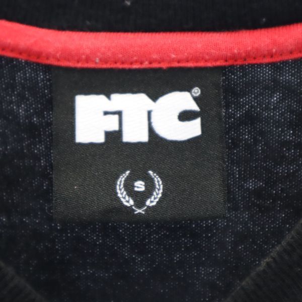 エフティーシー ロゴプリント 七分袖 Tシャツ S ブラック系 FTC ロンT メンズ 【220904】 【中古】