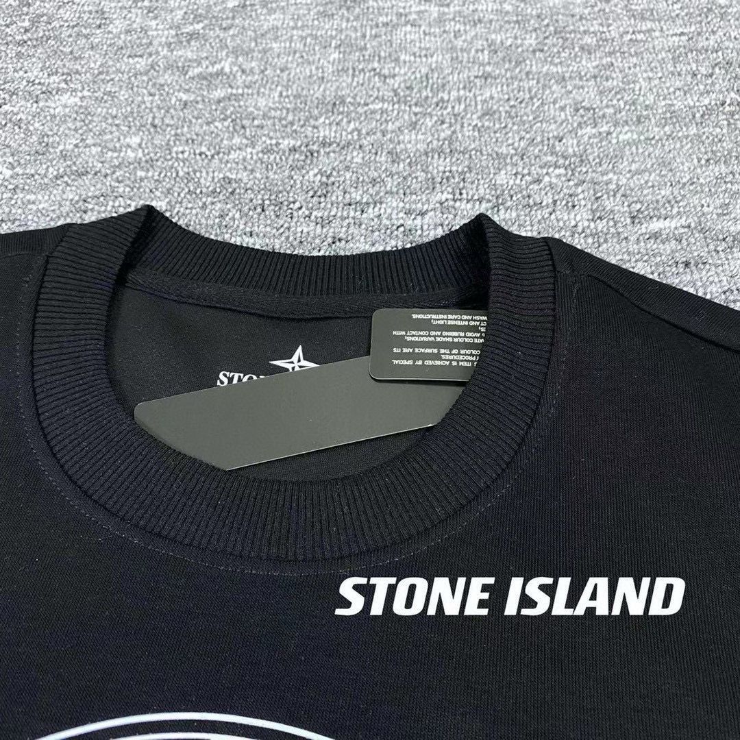 STONE ISLANDストーンアイランドパッチワークカップルスウェット