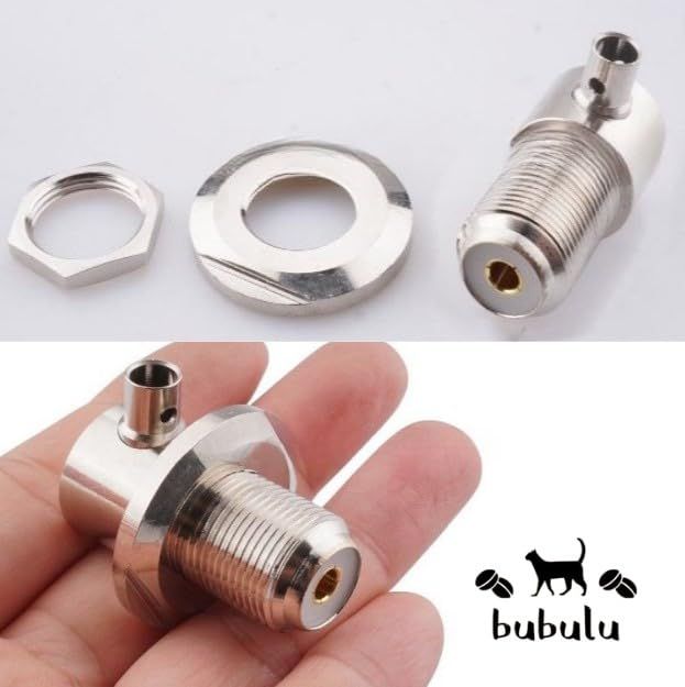 ゆーやダミーアンテナアマチュア無線 アンテナ二本セットデコトラ　長さ950 bubulu ダミーアンテナ 取付 コネクター 2個セット トラック