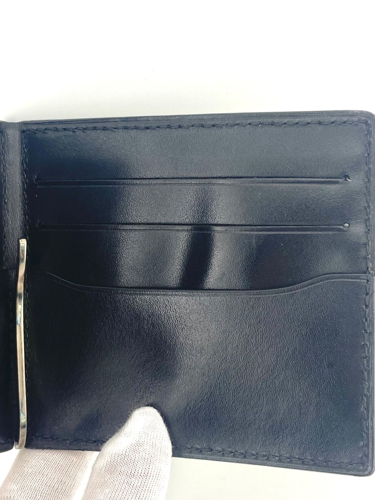 【美品】ベルルッティ マネークリップ ゴールデンパティーヌ カリグラフィ Berluti ベルルッティ 未使用品 豪華 ゴールデンパティーヌ