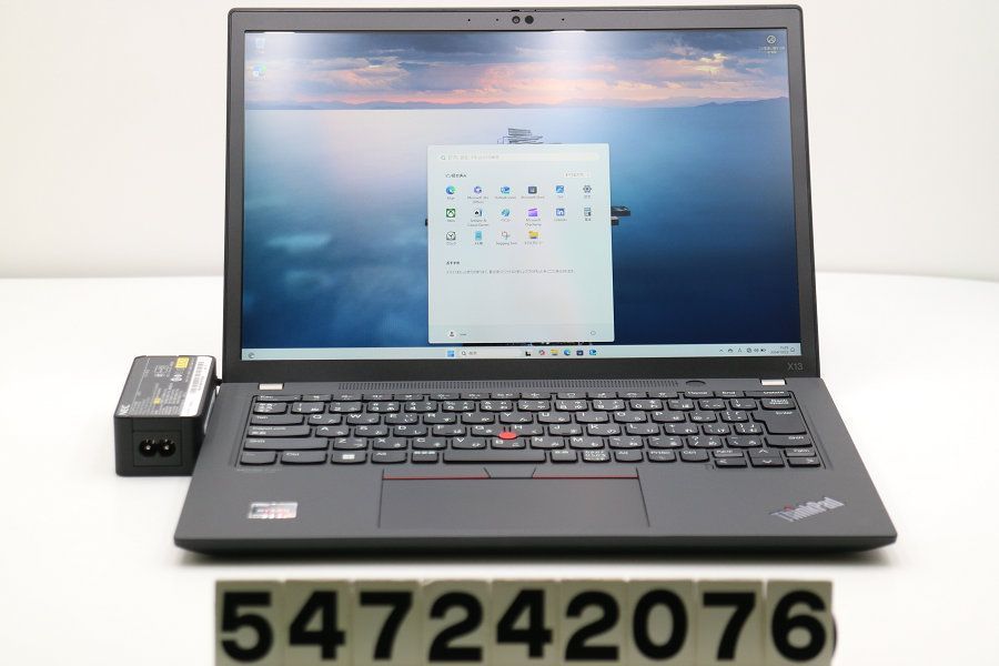 Lenovo ThinkPad X13 Gen2 Ryzen 5 Pro 5650U 2.3GHz/8GB/256GB(SSD)/13.3W/WUXGA(1920x1200)/LTE/Win11 【547242076】