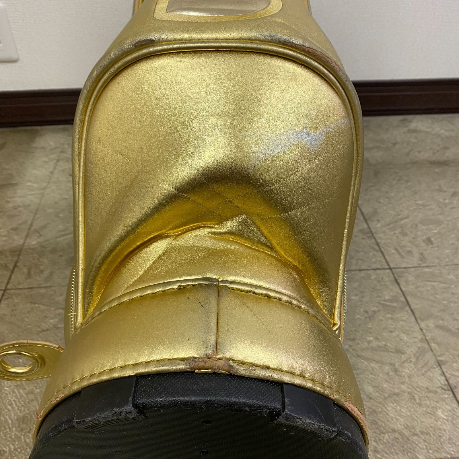 PEARLY 購入 GATES（パーリーゲイツ） キャディバッグ ゴールドカラー