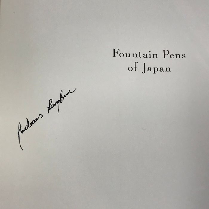 洋書 Fountain Pens of Japan Andreas Lambrou and Masamichi Sunami 