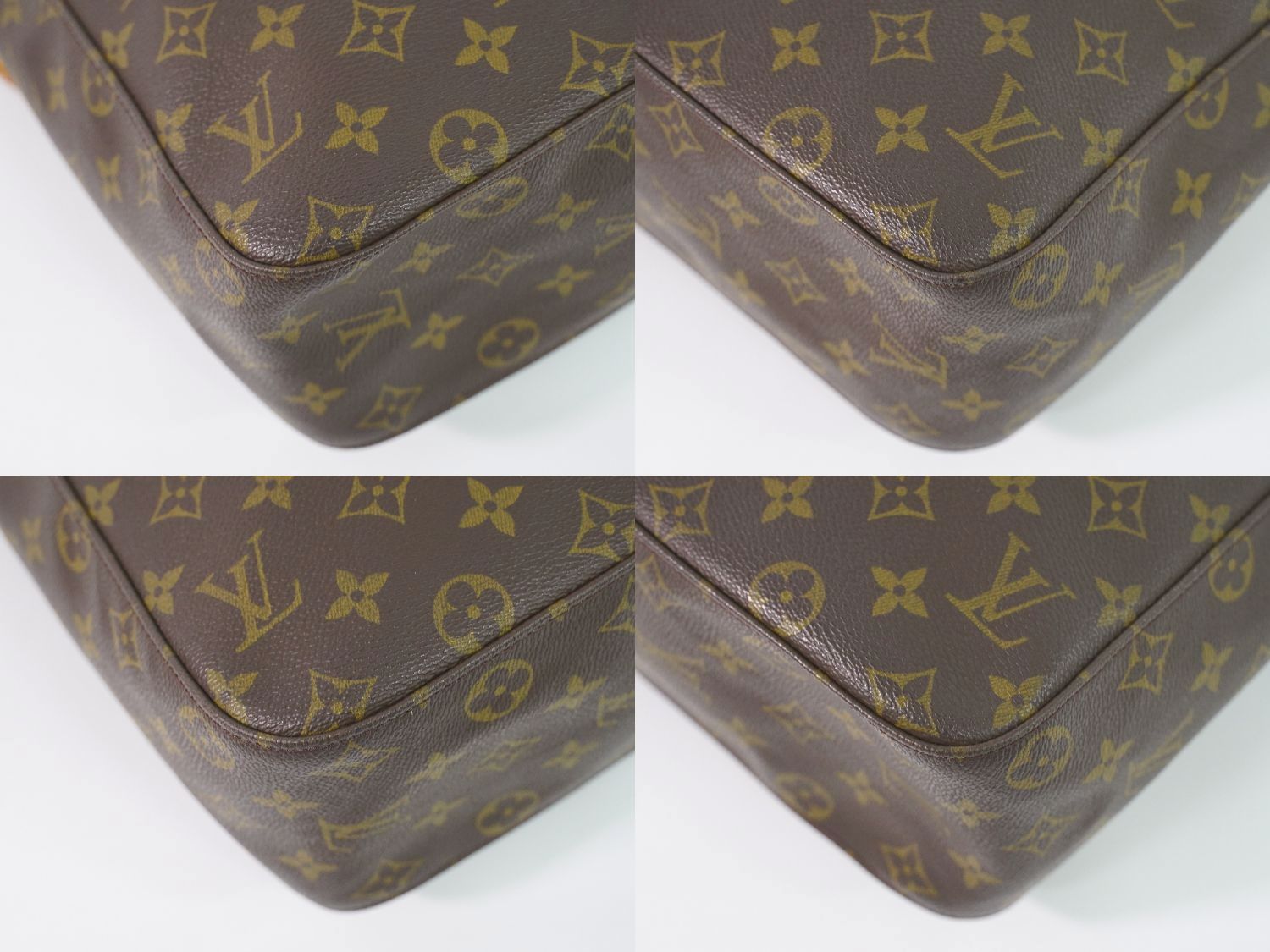 本物 ルイヴィトン LOUIS VUITTON LV ルーピング GM モノグラム ショルダーバッグ ブラウン M51145 Looping ビトン  バッグ 中古 - メルカリ