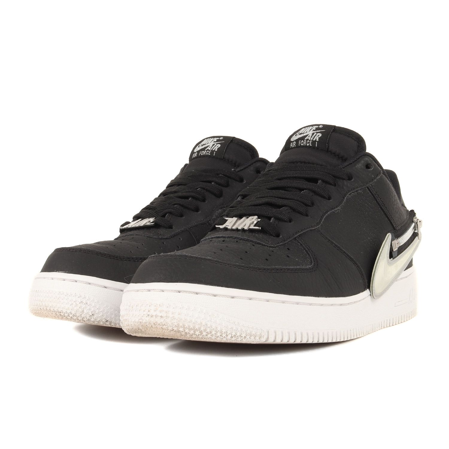 NIKE ナイキ サイズ:28.0cm AIR FORCE 1 07 PRM BLACK ZIPPER (CW6558-001) エアフォース1  プレミアム ブラックジッパー ブラック ホワイト US10 ローカット スニーカー シューズ【メンズ】 - メルカリ