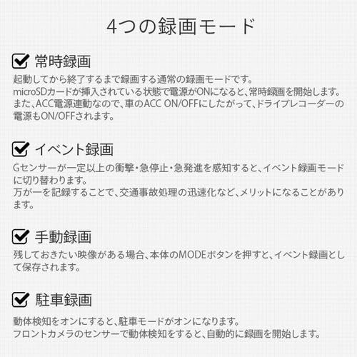 GPS内臓ドライブレコーダー