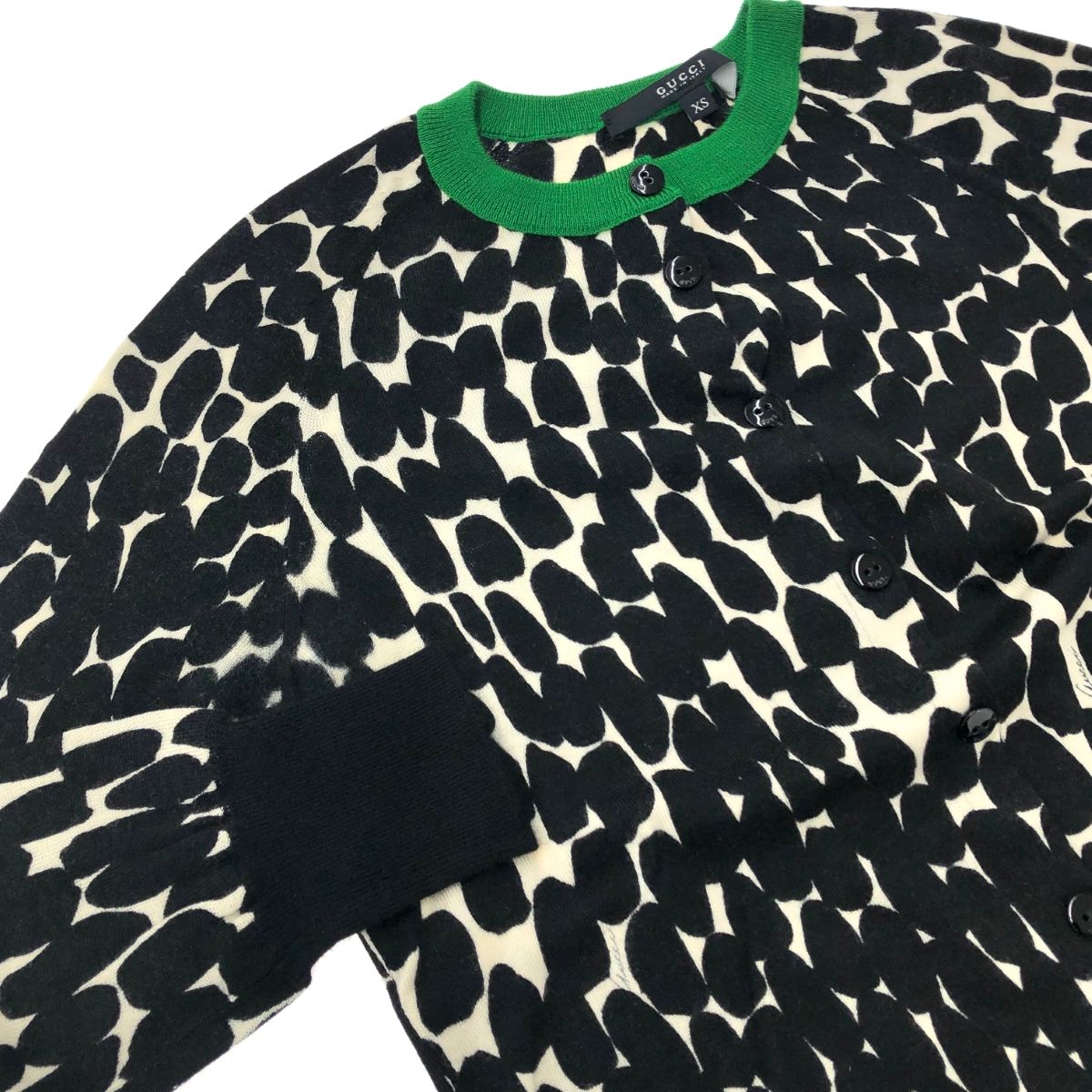 GUCCI グッチ カーディガン サイズ:XS 192325・X4106 ブラック
