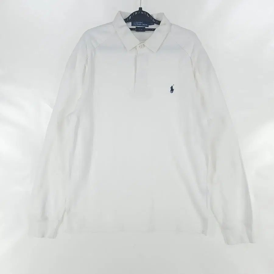 メンズ L POLO RALPH LAUREN(ポロラルフローレン) 白 ヘビーコットン ポロTシャツ Y4C ー 150 /ビンテージフレンド