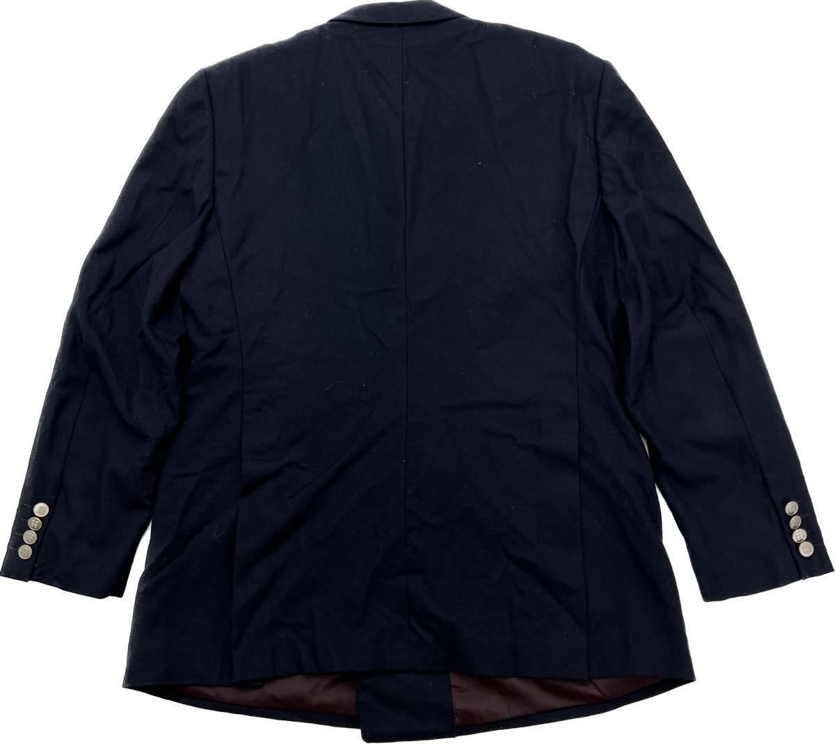 GIVENCHY ☆ ビンテージ ダブル テーラードジャケット 金ボタン 紺ブレ