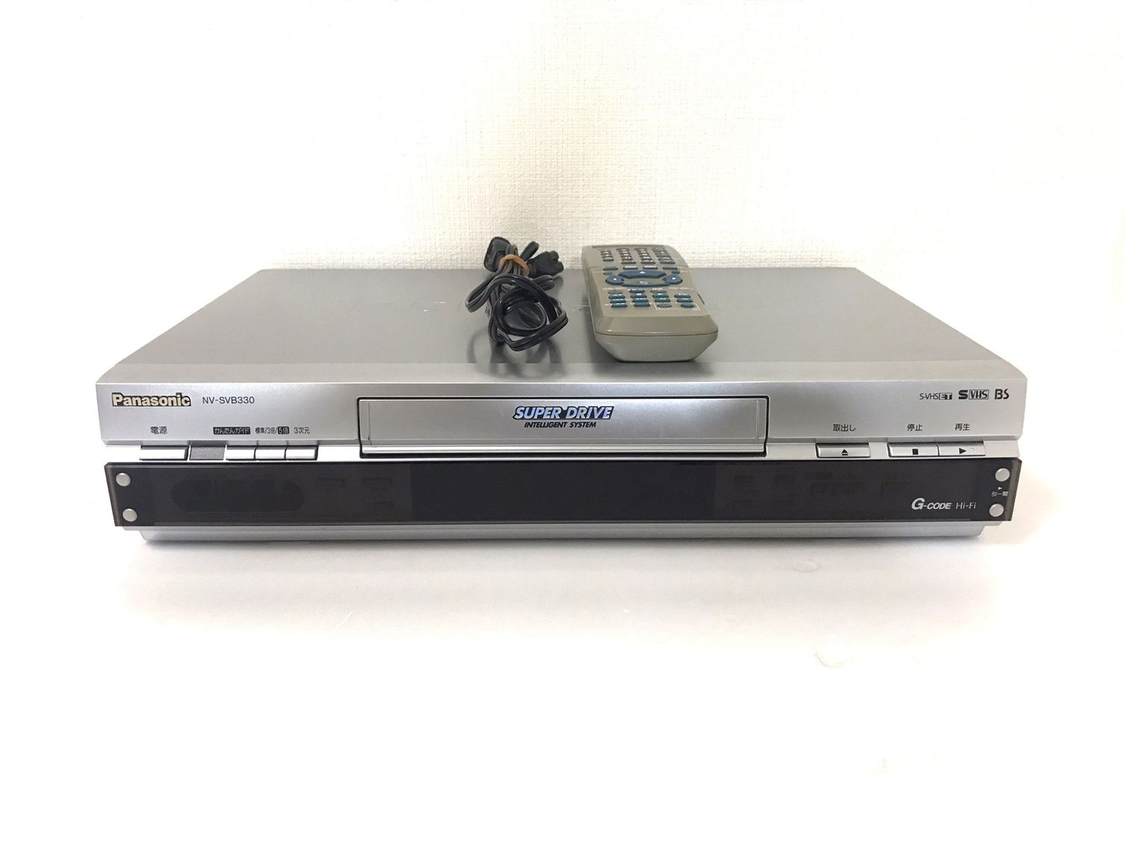 整備品 駆動ベルト 正常動作 パナソニック Panasonic NV-SVB330 S-VHS ET ビデオデッキ 高画質 600倍高速巻き戻しHOZM250430001