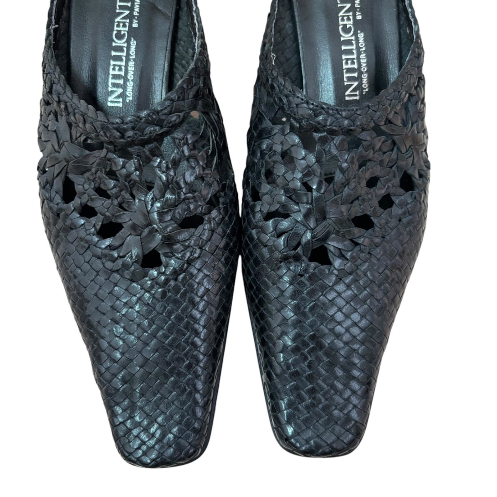 【resil レジル】サイドツイストミュールサンダル　ブラック★新品未使用 resil レジル】サイドツイストミュールサンダル ブラック☆新品