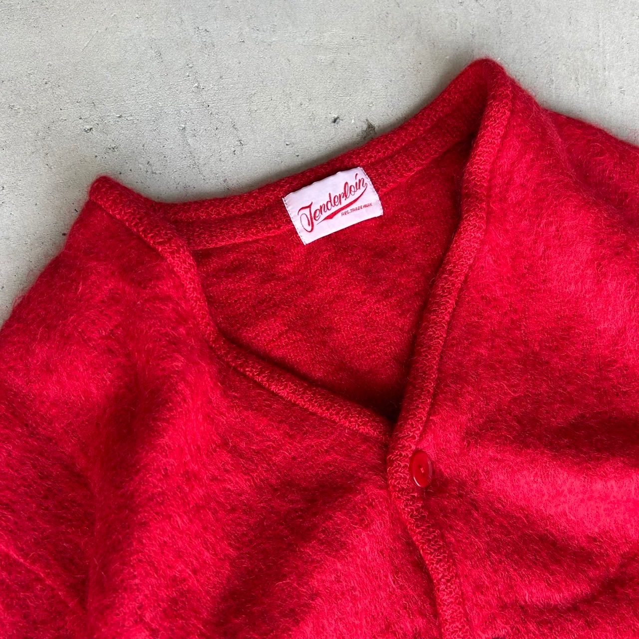 M テンダーロイン TENDERLOIN カーディガン ウール RED MOHAIR 