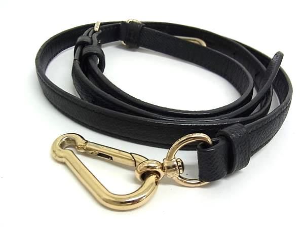 【未使用品】COACH ブラックショルダーストラップ COACH - □新品□未使用□ COACH コーチ レザー バッグ用
