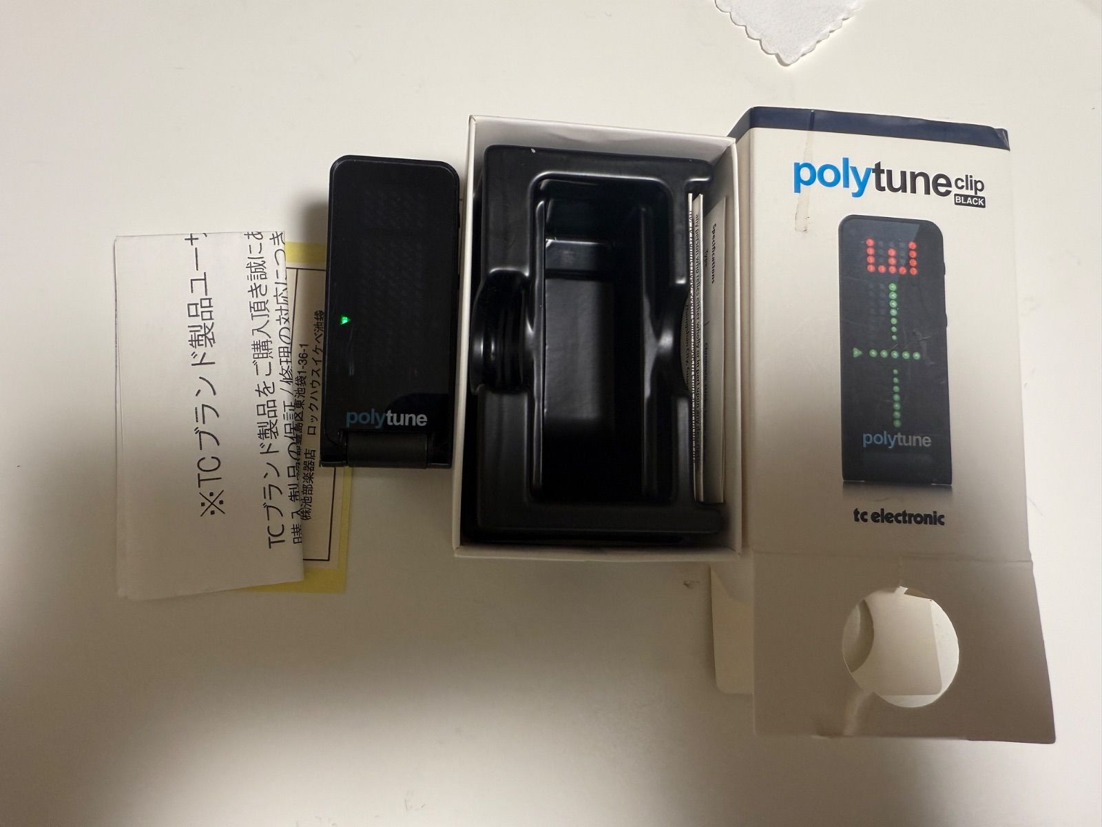 tc electronic ポリフォニック クリップ チューナー POLYTUNE