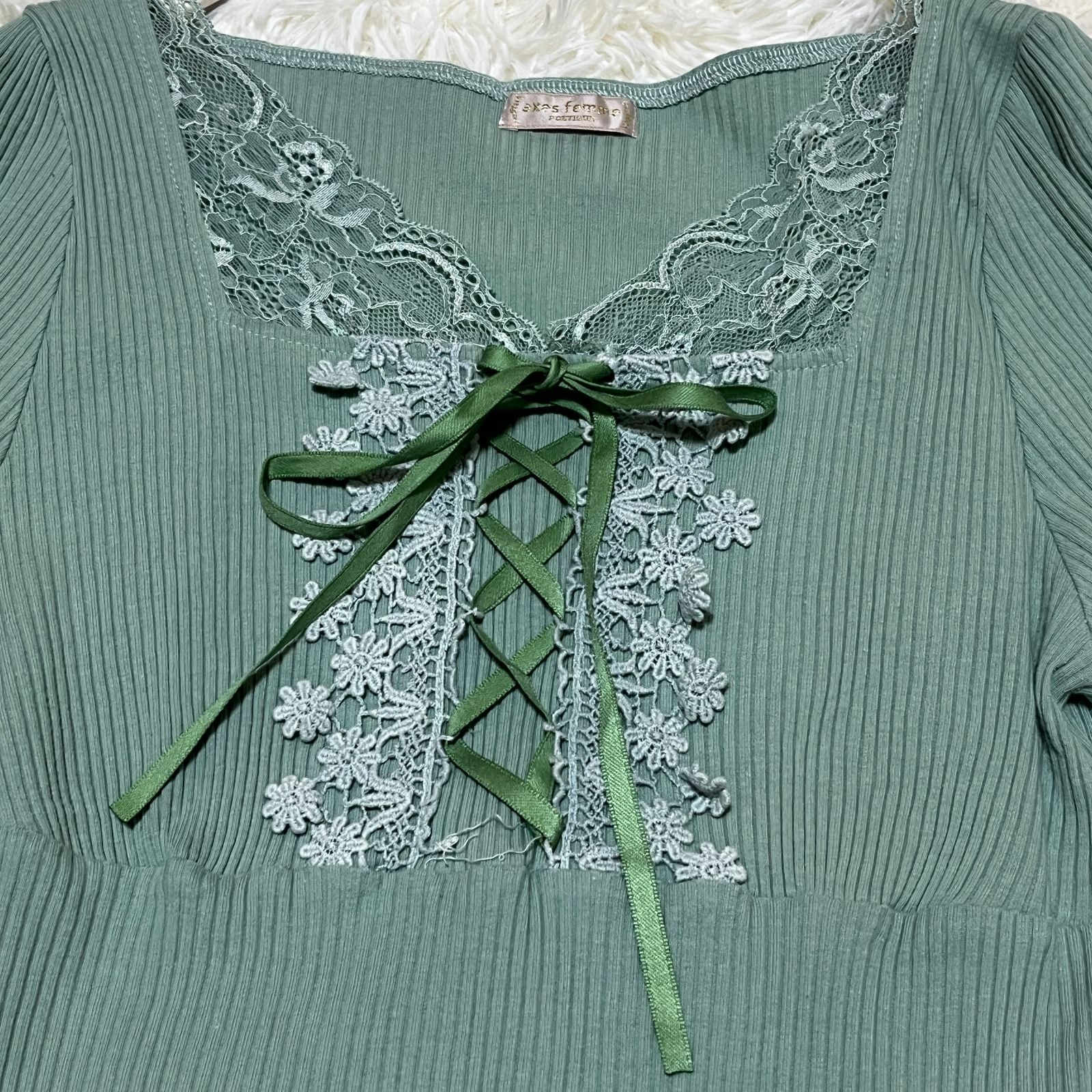 axes femme POETIQUE】アクシーズファム ポエティック レース