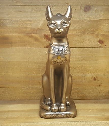 エジプト ブロンズ バステト の大型 像