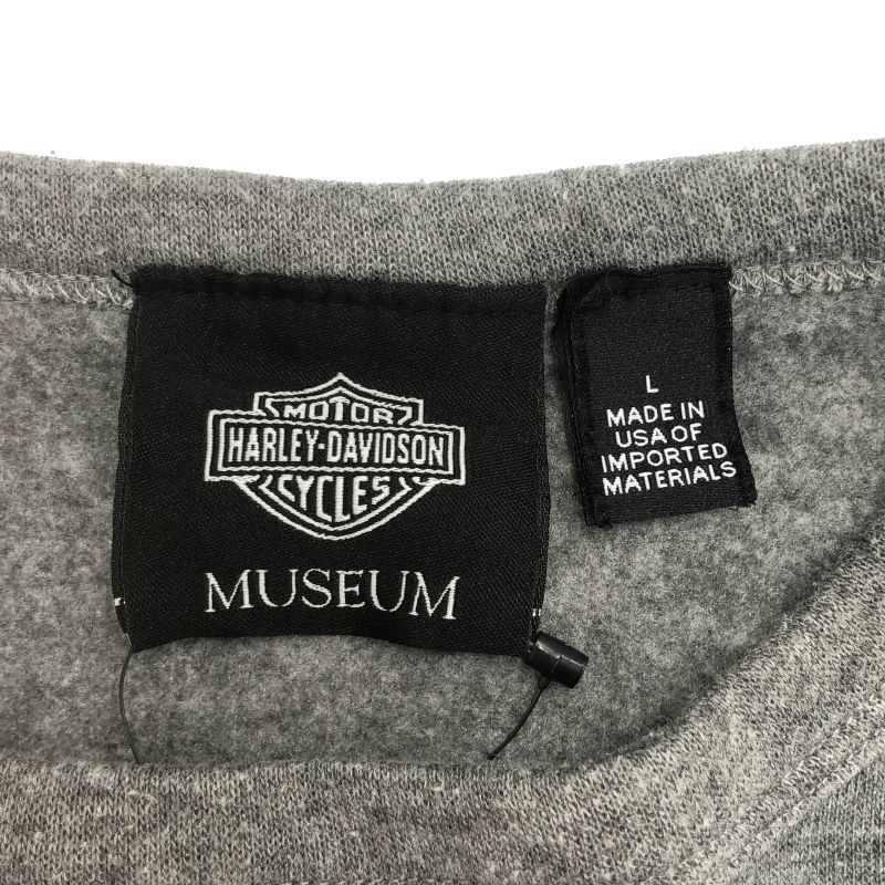 長袖トレーナー グレー