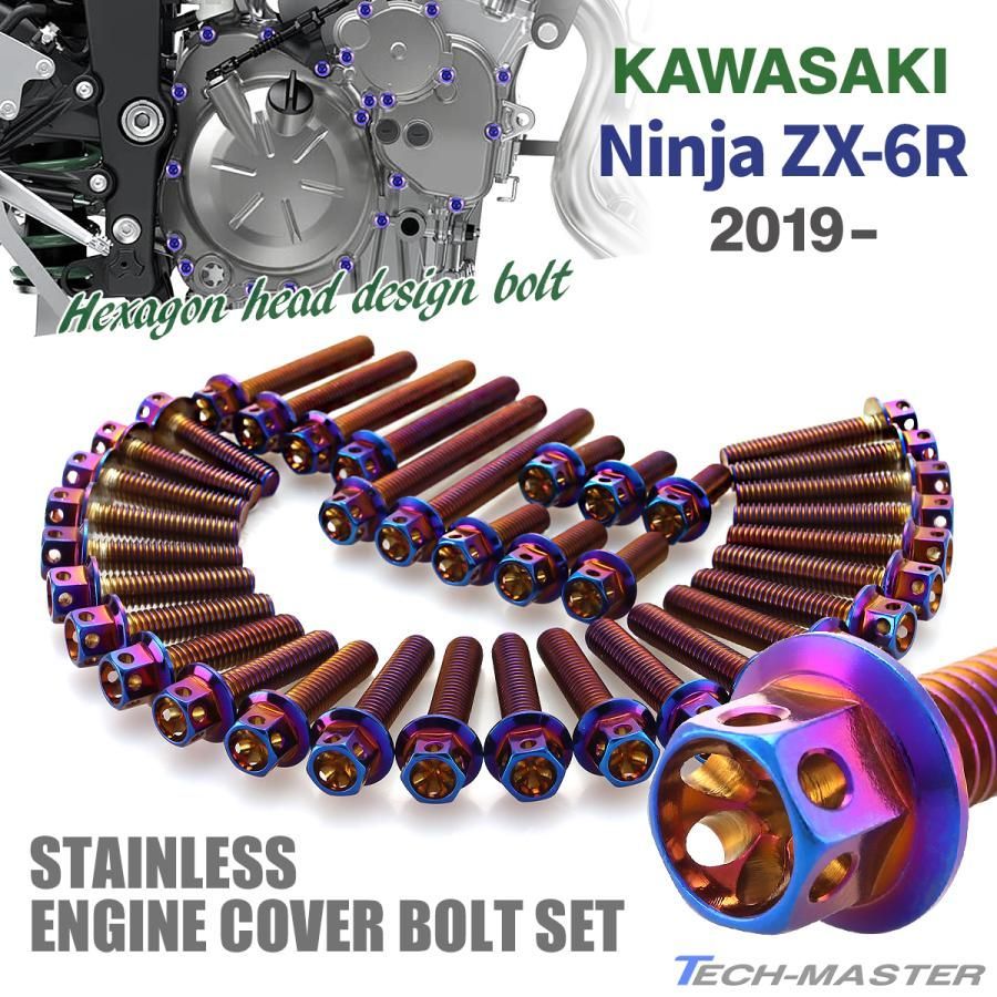 KAWASAKI ニンジャ ZX-6R Ninja エンジンカバー ジェネレーターカバー