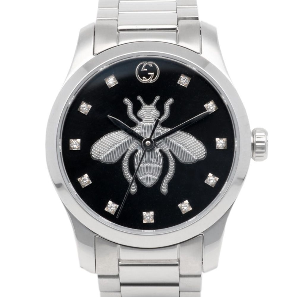 グッチ Gタイムレス BEE 腕時計 時計 ステンレススチール 126.5