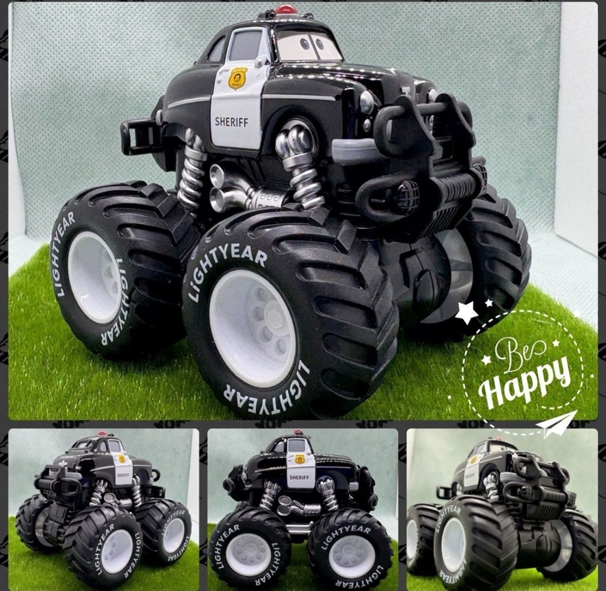 新品】カーズモンスタートラック シェリフ スタンダード パトカー 日本