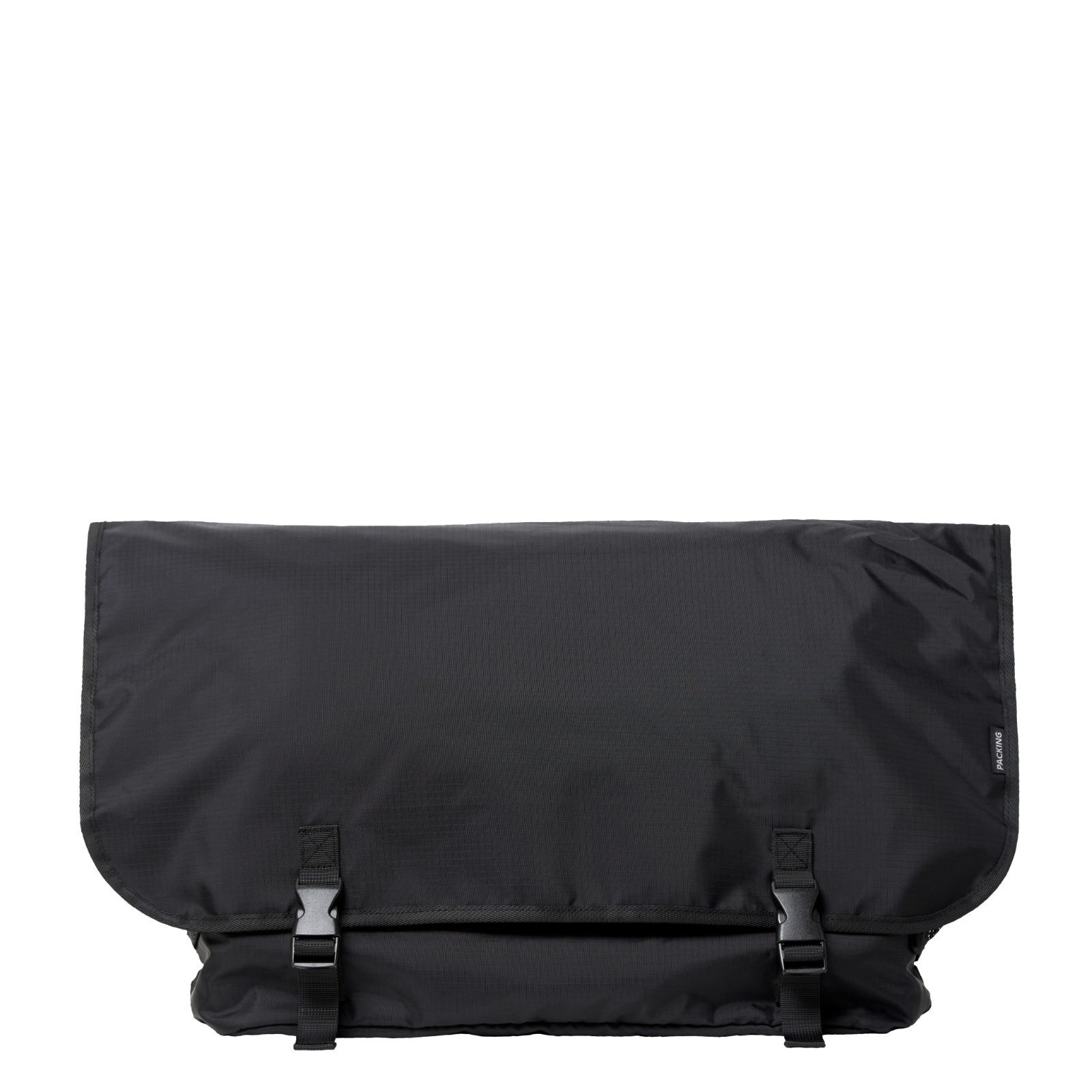 PACKING/ MESSENGER BAG BLACK PA-008 - メルカリ