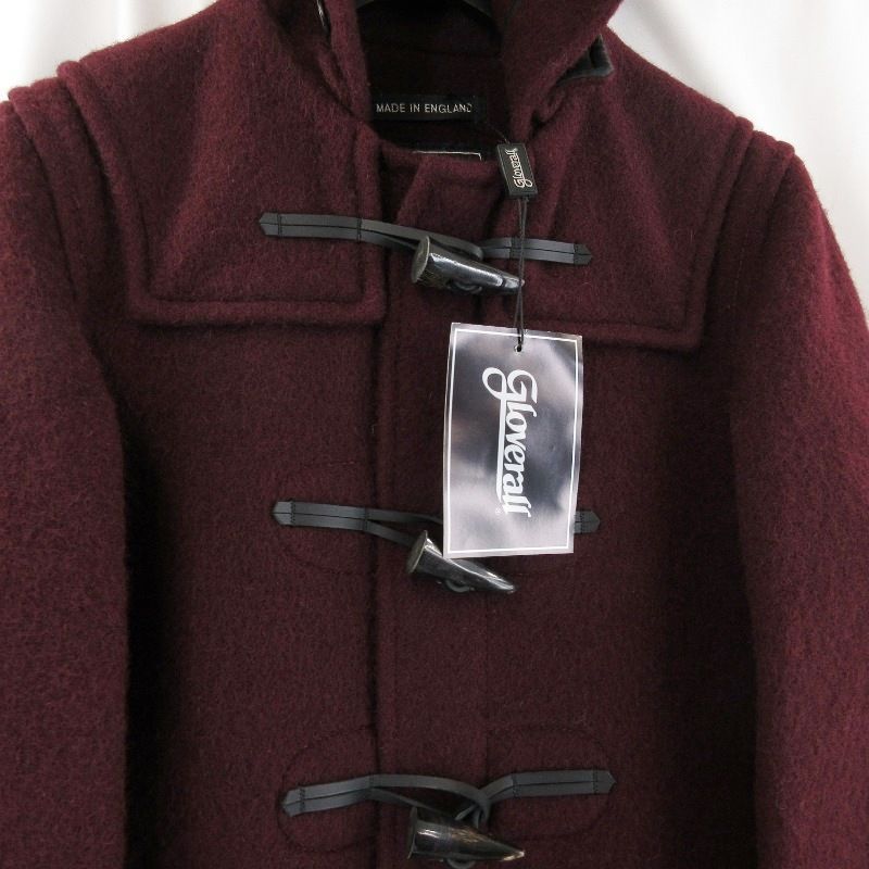 Gloverall グローバーオール ダッフルコート 2049MM レディース イングランド製 英国製 バーガンディ M 71013526 CAMPINGPARCCENTRAL_COM