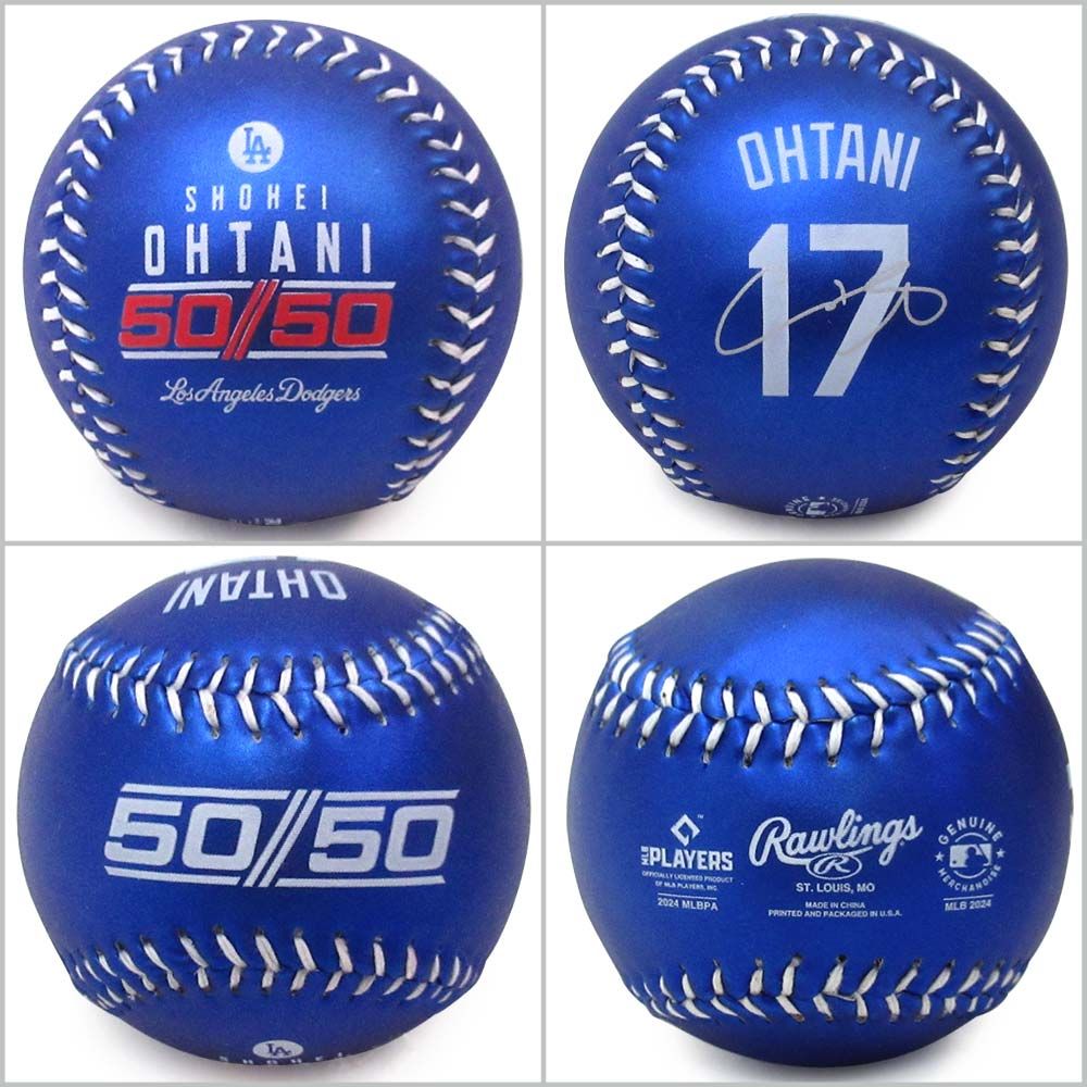 新品 未使用】大谷翔平選手 ロサンゼルス・ドジャース 50-50 達成記念