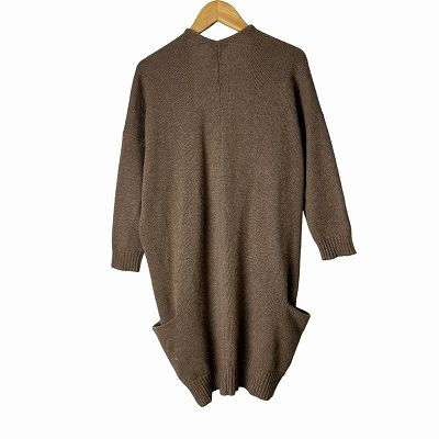 DEMYLEE ニットカーディガン 茶色 ブラウン S ST レディース