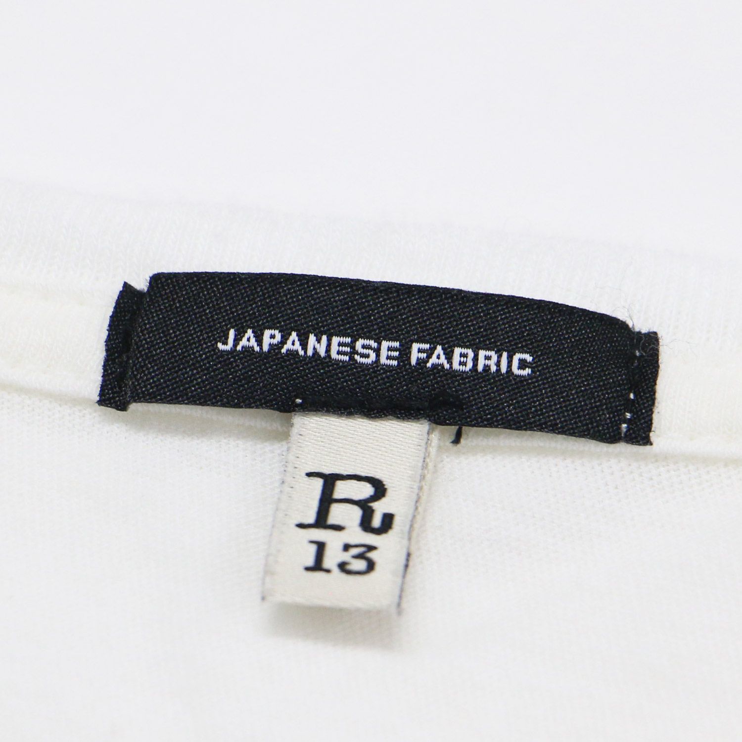 R13 アールサーティー Tシャツ ホワイト 白 サイズ:M | 20秋冬 英字  