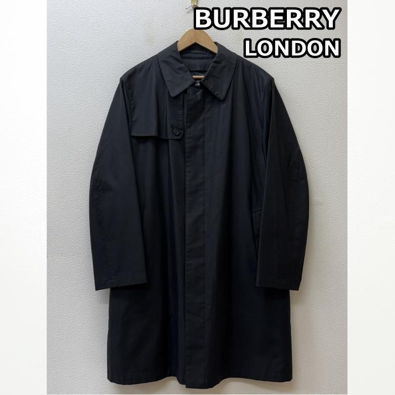 Burberry London バーバリーロンドン コート BJB73-784-09 ライナー取り外し可 ベルト付き ステン コート 黒 ブラック